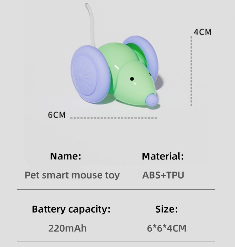 LED Lights Cat Mouse Toys