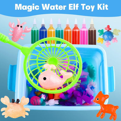 3D Water Spirit Magic Art ELF Craft Kit Water Gel Toys Mould Jelly Activity Fun Educational Soft Squeeze Birthday Gift for Boys Girls