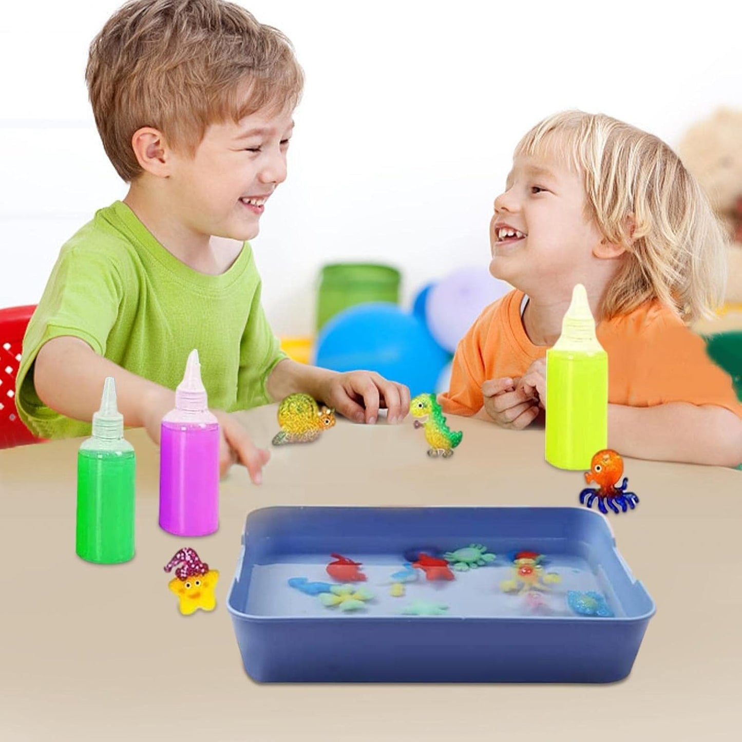 3D Water Spirit Magic Art ELF Craft Kit Water Gel Toys Mould Jelly Activity Fun Educational Soft Squeeze Birthday Gift for Boys Girls