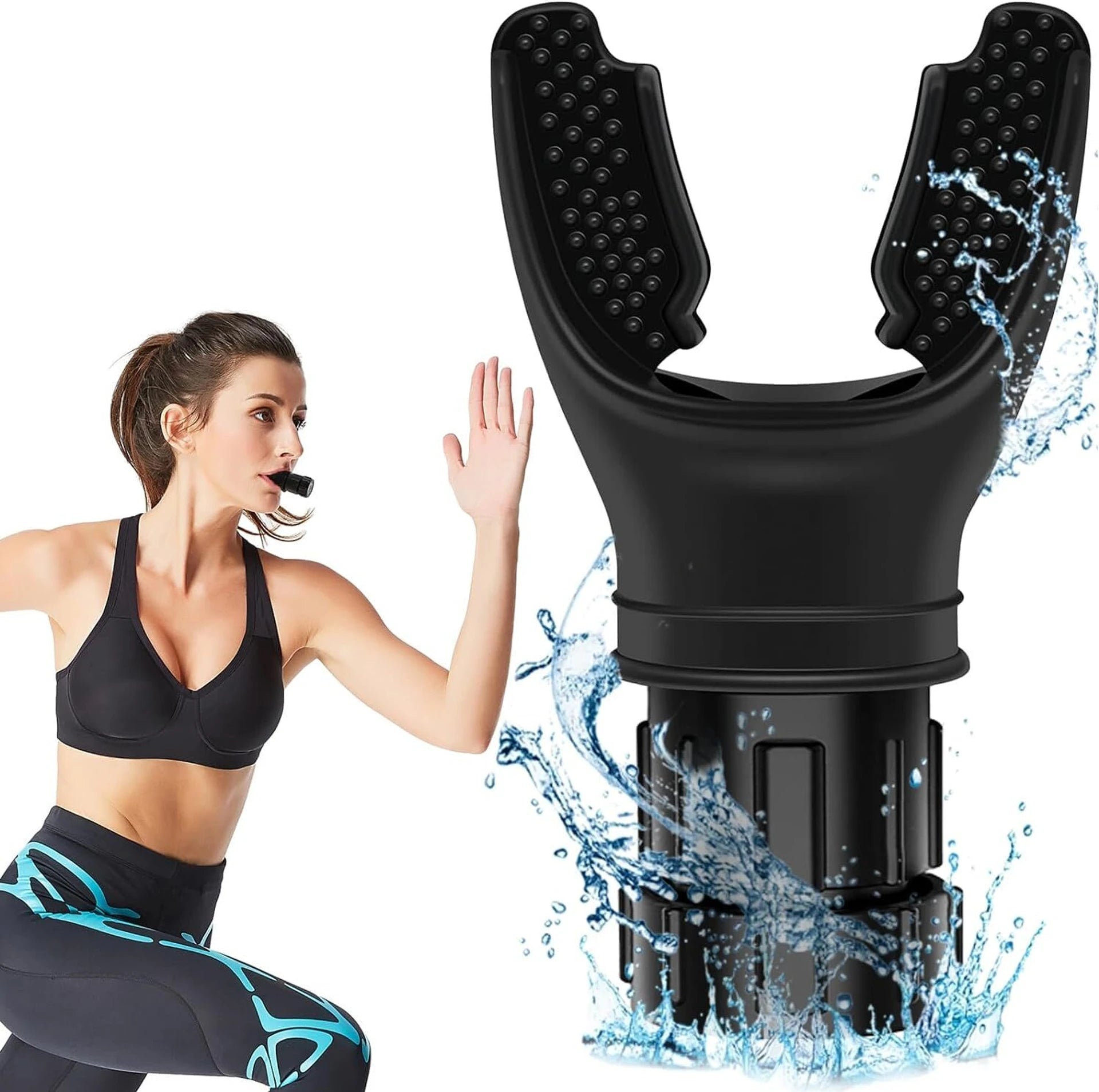 Breathing Trainer lungs exercise equipment ( Free Hand Greep )
